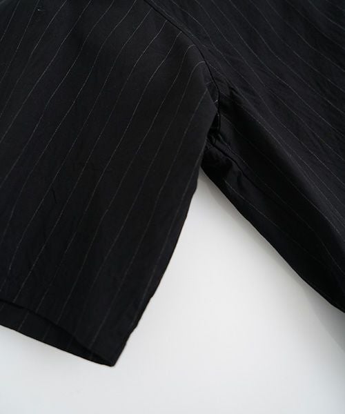 YOKO SAKAMOTOヨーコサカモトOPEN COLLAR SHIRT [BLACK/YS - 25SS - 73] オープンカラーシャツ 