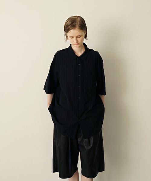 YOKO SAKAMOTO ヨーコサカモト WORK SHIRT [ BLACK] YS - 25SS - 40