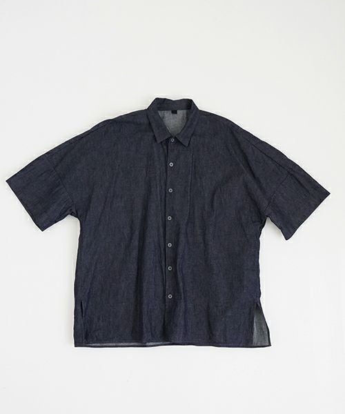 VU ヴウdenim dolman shirt [DEEP BLUE］デニムドルマンシャツ vu-sht-006