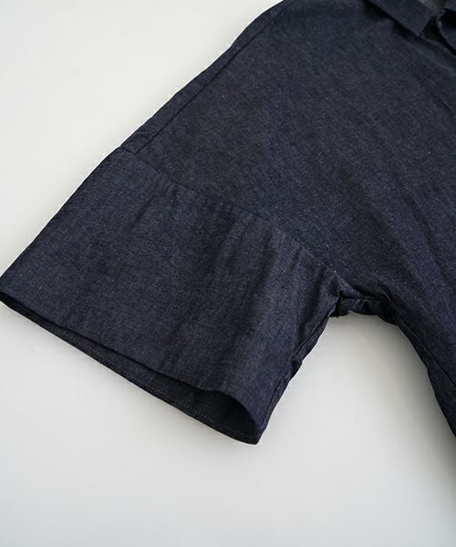 VU ヴウdenim dolman shirt [DEEP BLUE］デニムドルマンシャツ vu-sht-006