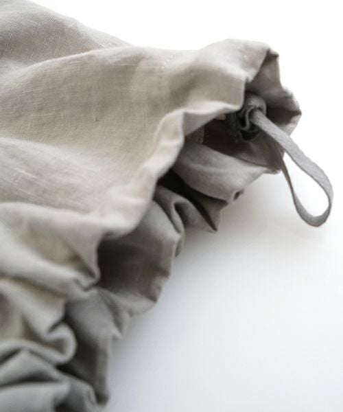 VUヴウwide short pants [STONE GRAY] リネンワイドショートパンツ vu-pts-01