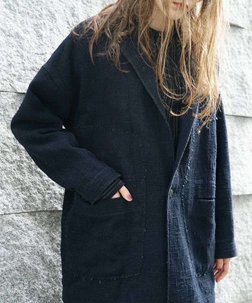 YANTORヤントル0 Count KhadiCotton Jaket [Y255JK02/BLACK]