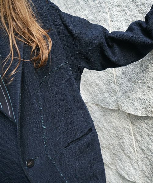 YANTORヤントル0 Count KhadiCotton Jaket [Y255JK02/BLACK]YANTOR