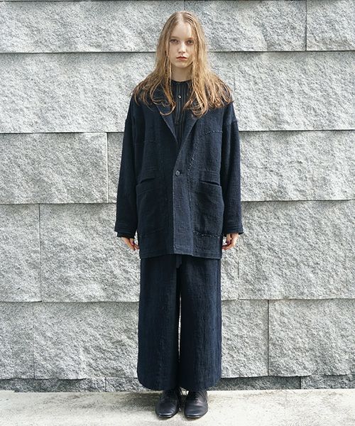 YANTORヤントル0 Count KhadiCotton Jaket [Y255JK02/BLACK]YANTOR