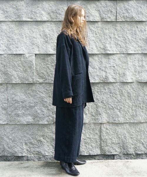 YANTORヤントル0 Count KhadiCotton Jaket [Y255JK02/BLACK]