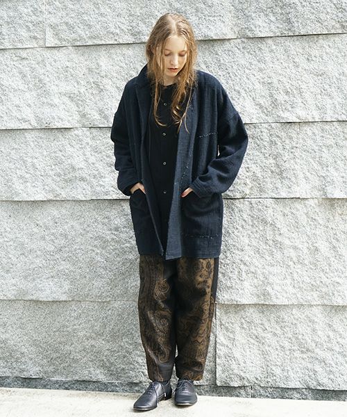 YANTORヤントル0 Count KhadiCotton Jaket [Y255JK02/BLACK]YANTOR