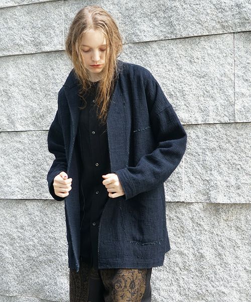 YANTORヤントル0 Count KhadiCotton Jaket [Y255JK02/BLACK]YANTOR