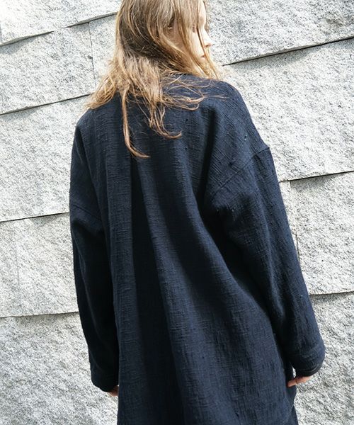 YANTORヤントル0 Count KhadiCotton Jaket [Y255JK02/BLACK]