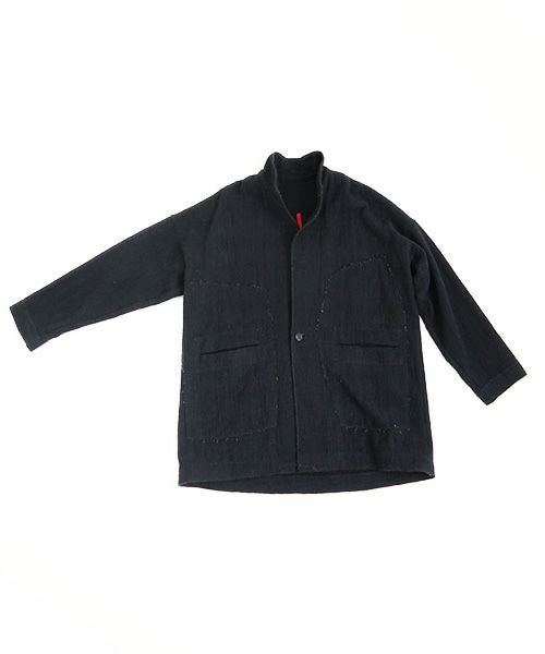 YANTORヤントル0 Count KhadiCotton Jaket [Y255JK02/BLACK]