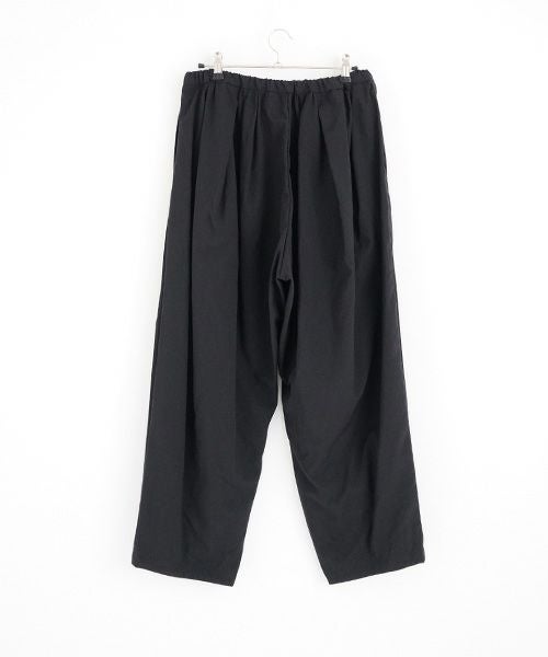 MIYAOミヤオTUCK PANTS [MCPT-01/1.黒]
