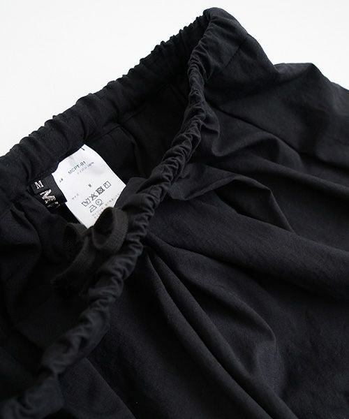 MIYAOミヤオTUCK PANTS [MCPT-01/1.黒]