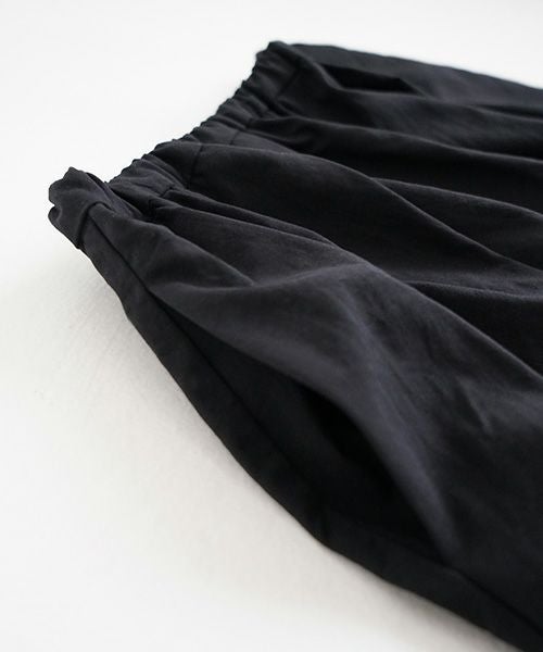 MIYAOミヤオTUCK PANTS [MCPT-01/1.黒]