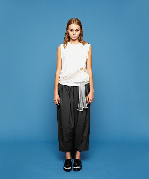 MIYAOミヤオTUCK PANTS [MCPT-01/1.黒]