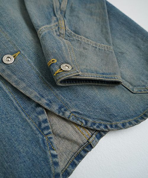 YOKO SAKAMOTOヨーコサカモトCOVERALL[LIGHT INDIGO/YS-25SS-09]デニムブルゾン