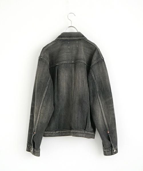 YOKO SAKAMOTO ヨーコサカモト PLEATS BLOUSE [VINTAGE BLACK/YS-25SS