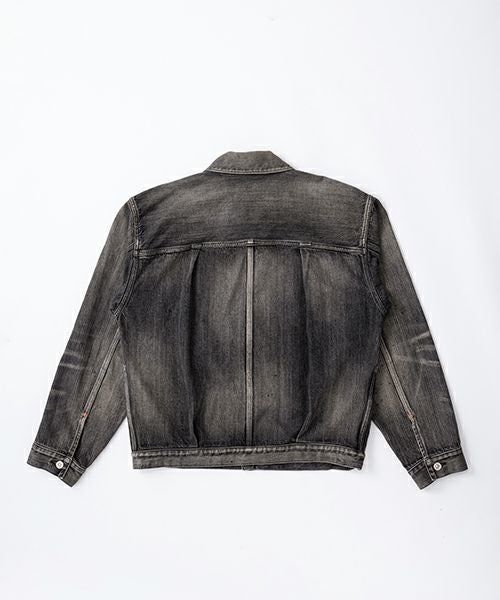 YOKO SAKAMOTO ヨーコサカモト PLEATS BLOUSE [VINTAGE BLACK/YS-25SS
