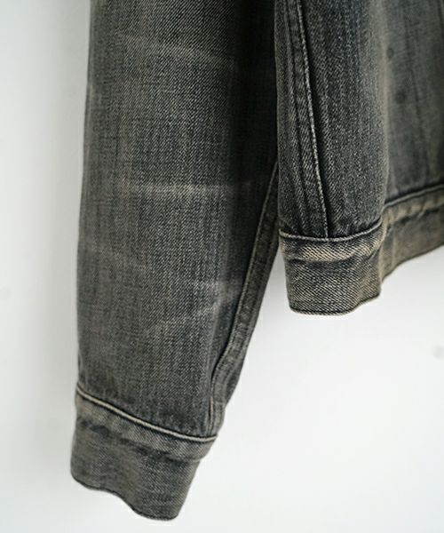 YOKO SAKAMOTO ヨーコサカモト PLEATS BLOUSE [VINTAGE BLACK/YS-25SS