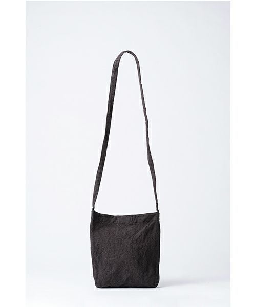 YOKO SAKAMOTOヨーコサカモトRESEARCHER BAG MEDIUM[SUMI INK/YS-RE-BAG-M] ショルダーバッグ
