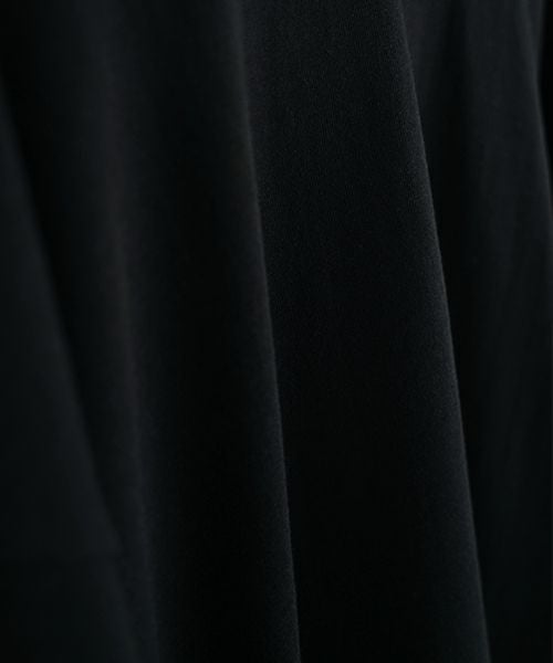 YOKO SAKAMOTOヨーコサカモト BIG TUBE T-SHIRT[BLACK/YS-25SS-101]