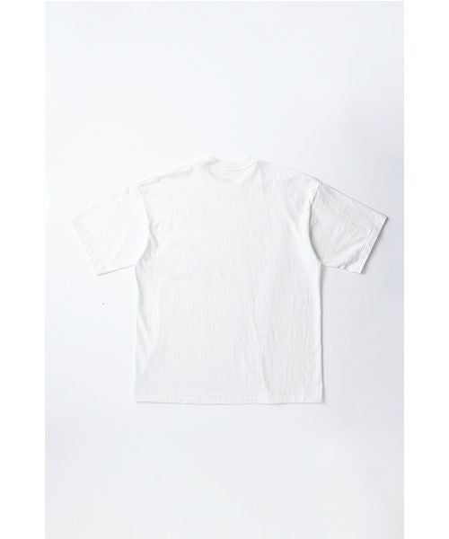 YOKO SAKAMOTO ヨーコサカモト BIG TUBE POCKET T-SHIRT [WHITE/YS