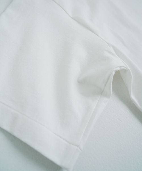 YOKO SAKAMOTO ヨーコサカモト BIG TUBE POCKET T-SHIRT [WHITE/YS