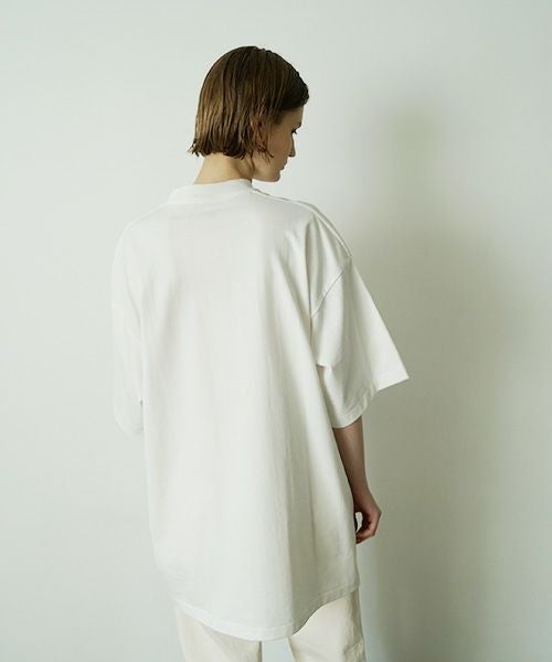 YOKO SAKAMOTO ヨーコサカモト BIG TUBE POCKET T-SHIRT [WHITE/YS