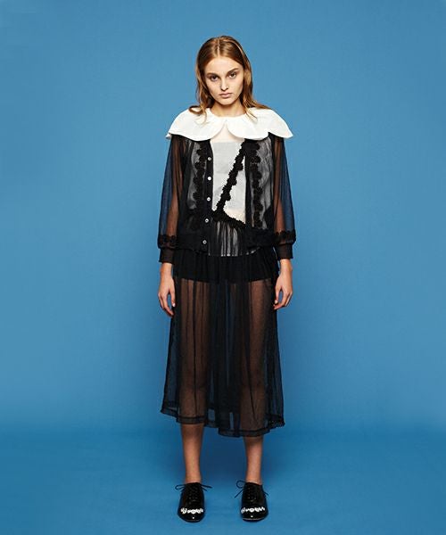 MIYAOミヤオONE SHOULDER SKIRT[MCSK-04/BLACK] 