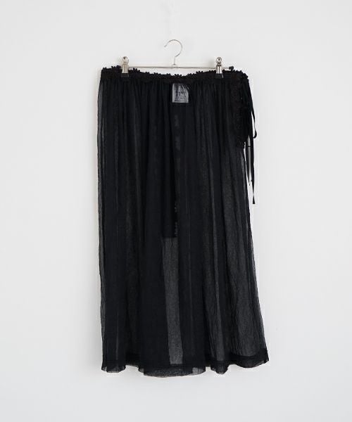 MIYAOミヤオONE SHOULDER SKIRT[MCSK-04/BLACK] 