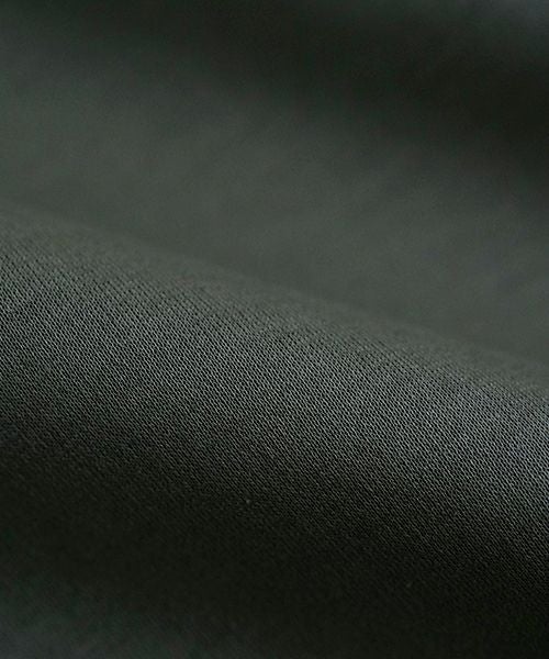 VUヴウtwo slit t-shirt [DEEP KHAKI×OLIVE] vu-cut-004重ねスリットtシャツ