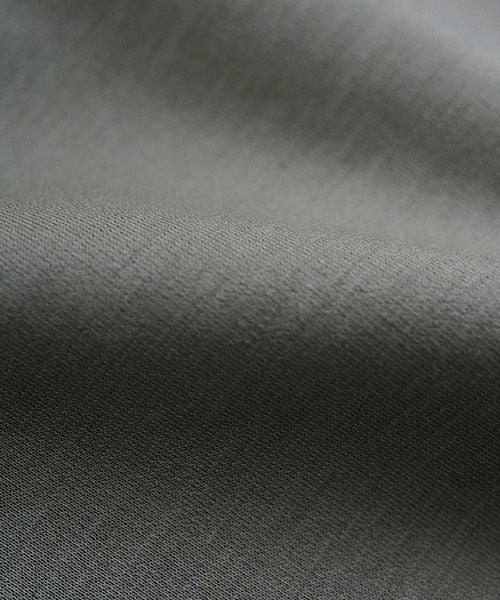 VUヴウtwo slit t-shirt [DEEP KHAKI×OLIVE] vu-cut-004重ねスリットtシャツ