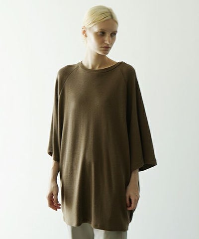 VUヴウballon t-shirt [KHAKI］vu-cut-003バルーンTシャツ