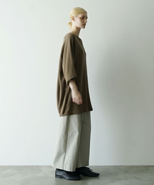 VUヴウballon t-shirt [KHAKI］vu-cut-003バルーンTシャツ