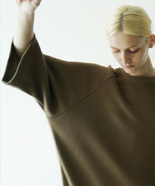 VUヴウballon t-shirt [KHAKI］vu-cut-003バルーンTシャツ