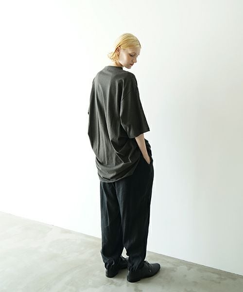 VUヴウstand color t-shirt [GRAPHITE］バルーンTシャツ vu-cut-005