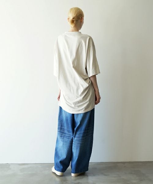 VUヴウstand color t-shirt [CHALK］バルーンTシャツ vu-cut-005