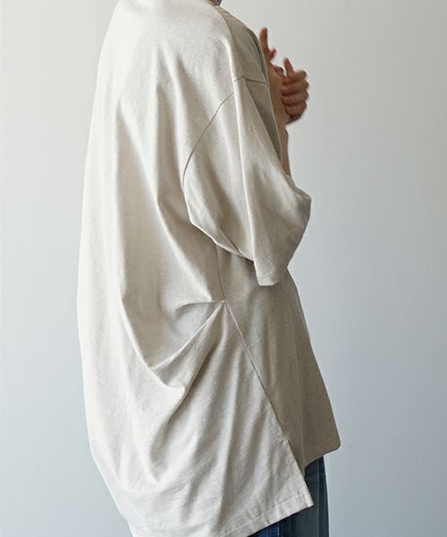 VUヴウstand color t-shirt [CHALK］バルーンTシャツ vu-cut-005