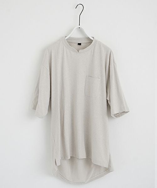 VUヴウstand color t-shirt [CHALK］バルーンTシャツ vu-cut-005