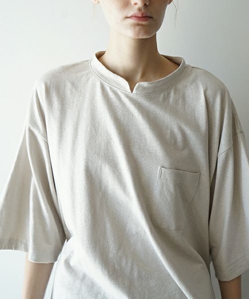 VUヴウstand color t-shirt [CHALK］バルーンTシャツ vu-cut-005