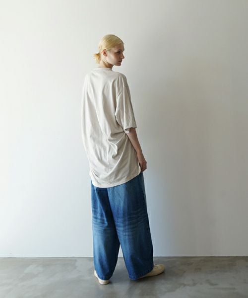 VUヴウstand color t-shirt [CHALK］バルーンTシャツ vu-cut-005