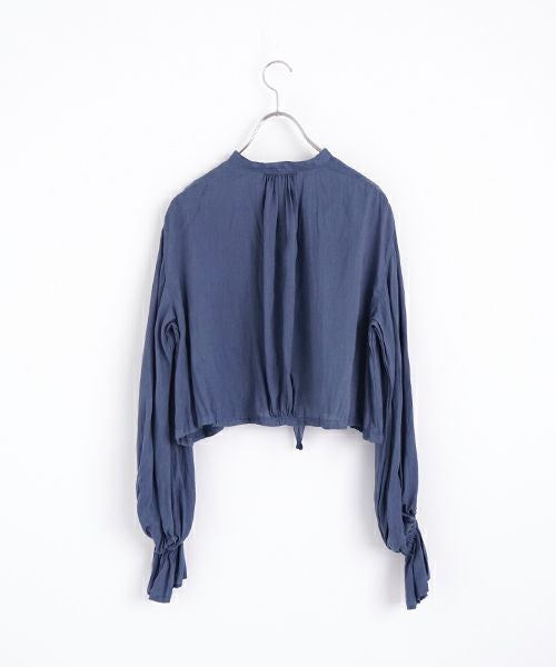 suzuki takayukiスズキタカユキbishop-sleeve bolero [S251-11/adonis blue]ビショップスリーブボレロ 