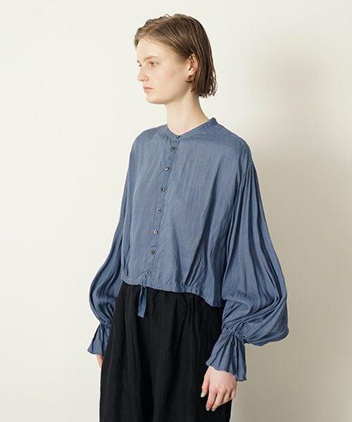 suzuki takayukiスズキタカユキbishop-sleeve bolero [S251-11/adonis blue]ビショップスリーブボレロ 