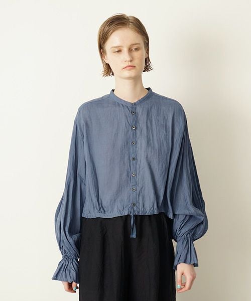 suzuki takayukiスズキタカユキbishop-sleeve bolero [S251-11/adonis blue]ビショップスリーブボレロ 