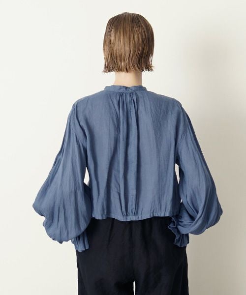 suzuki takayukiスズキタカユキbishop-sleeve bolero [S251-11/adonis blue]ビショップスリーブボレロ 