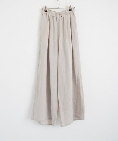 suzuki takayukiスズキタカユキgarthered pants II [S261-26/cloudy ecru]ギャザーパンツ 