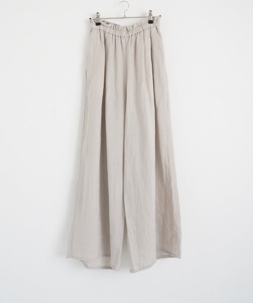suzuki takayukiスズキタカユキgarthered pants II [S261-26/cloudy ecru]ギャザーパンツ 