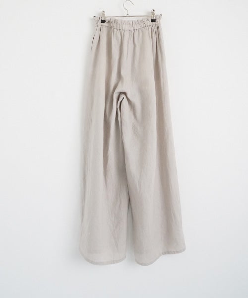 suzuki takayukiスズキタカユキgarthered pants II [S261-26/cloudy ecru]ギャザーパンツ 