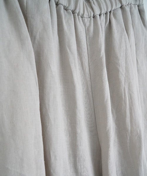 suzuki takayukiスズキタカユキgarthered pants II [S261-26/cloudy ecru]ギャザーパンツ 