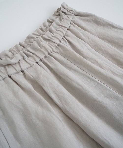 suzuki takayukiスズキタカユキgarthered pants II [S261-26/cloudy ecru]ギャザーパンツ 