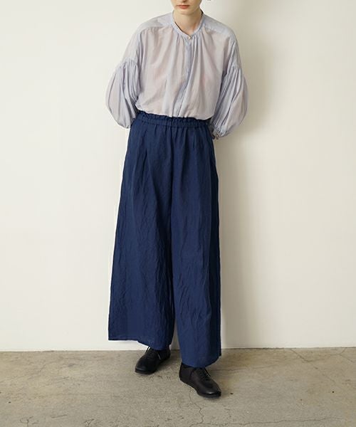 suzuki takayuki スズキタカユキ garthered pantsⅠ[T001-17/black]