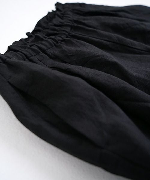 suzuki takayuki スズキタカユキ garthered pantsⅠ[T001-17/black]